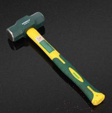 Fiber Handle Sledge Hammer 3Lb.，Sk-55 High Carbon Steel + Tpr Shockproof Plastic Coated Handle