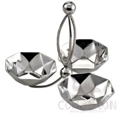 JJL Series-3 Heads Food Holder Stand H205mm，Bowl Φ100*H35mm