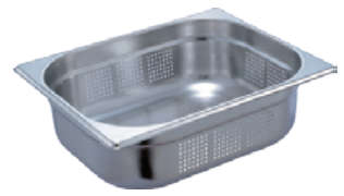 GN1/1*1.0 Euro style-Closely Perforated S/S Gastronom Pan