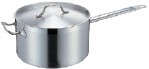 Sauce Pot (04)high body pot w/compound bottom 260*150 Milk Pot Single Handle