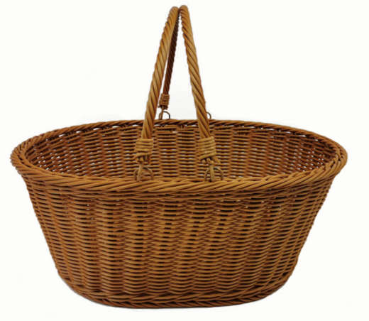 HT-PP Rattan Basket Picnic,41*31*18cm