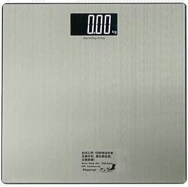 S/S Digital Personal Scale - 300*300*21mm - Stainless steel