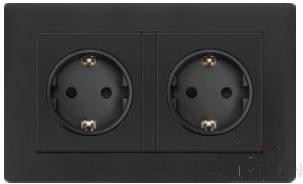 Double German socket
