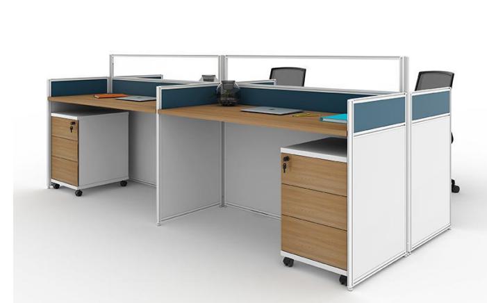 Four-person Staff Table2860*1220*1100mm