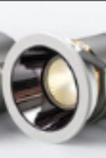Wall washer-6000k-gun black cup 18W opening 95mm-High-end configuration