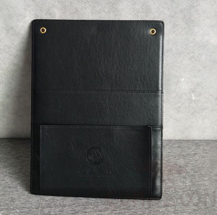 Laundry List Holder,Black Pu Leather,360*260mm