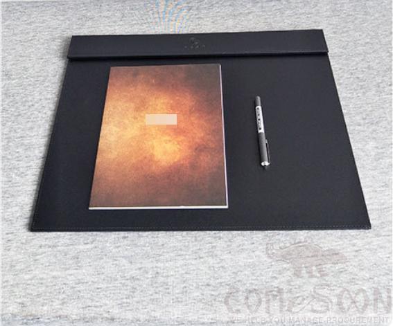 Desk Blotter,Black Pu Leather,600*450*75mm