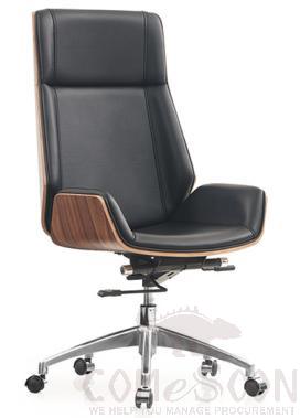 Office Chair-60MM PU wheel shockproof silent black wheel