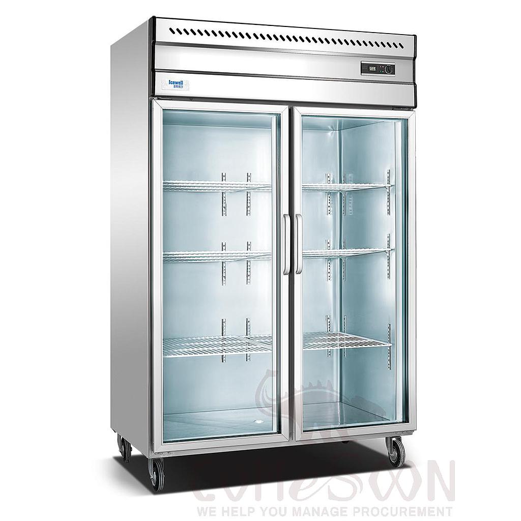 Copper Tube Kitchen Cabinet With Single Glass Door 610*760*1950mm