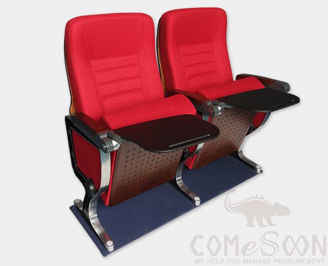 Auditorium Chair，High-Density Cold And Hot Foaming Stereotyped Sponge + Anti-Fouling Fabric