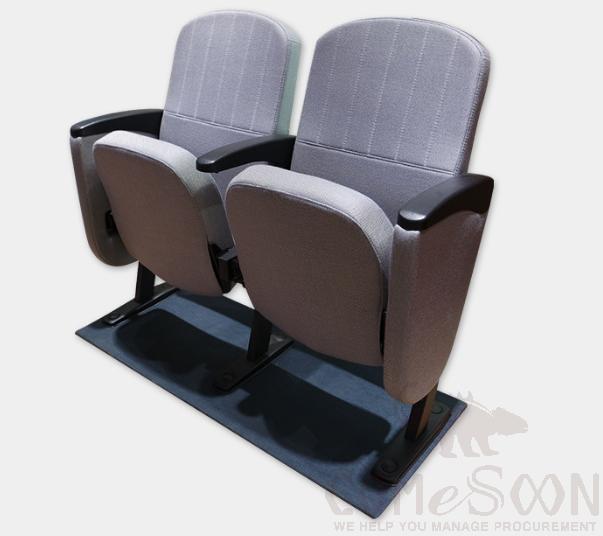 Auditorium Chair，High-Density Cold And Hot Foaming Stereotyped Sponge + Anti-Fouling Fabric