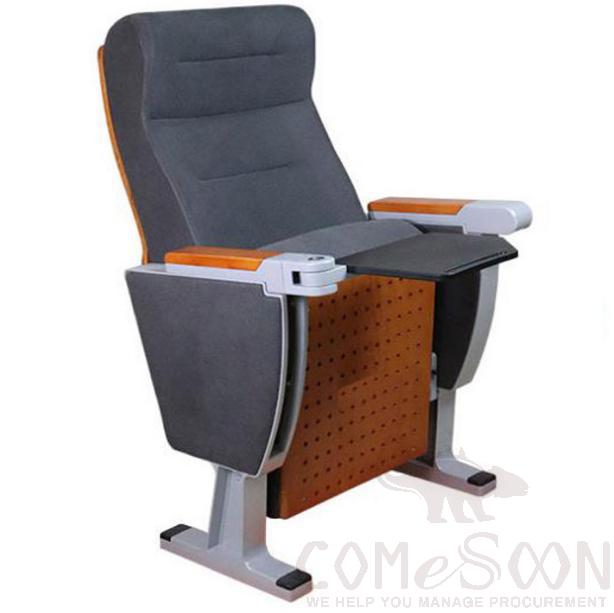 Auditorium Chair，High-Density Cold And Hot Foaming Stereotyped Sponge + Anti-Fouling Fabric