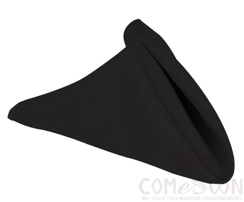 Polyester Napkin-Black 30*30cm