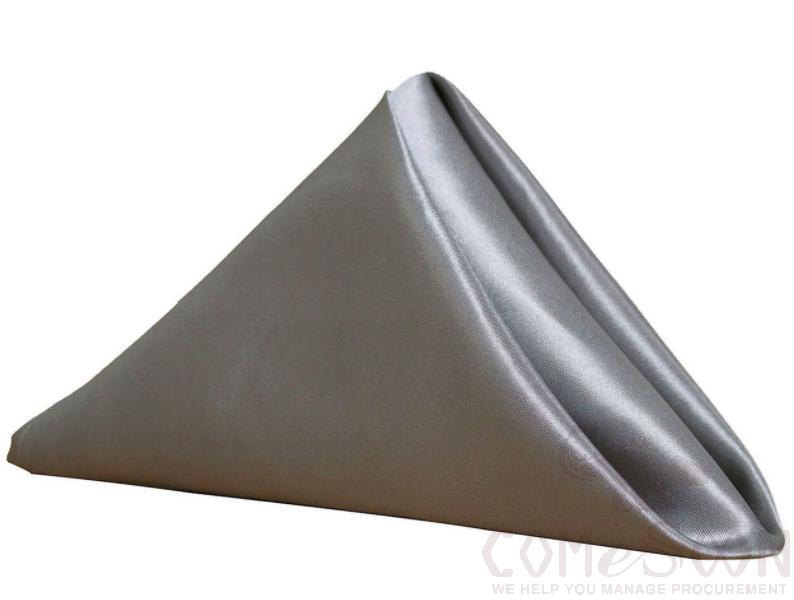 Satin Napkin-Grey 30*30cm