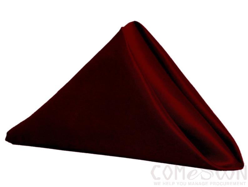 Satin Napkin-Wine Red 40*40cm