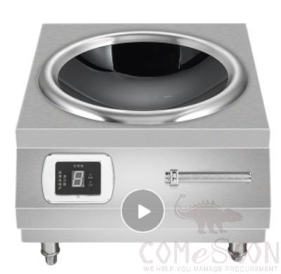 Induction Stove L540*W450*H215mm, 6KW/380kw