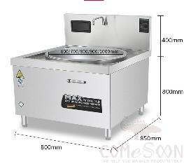Chinese Cooking Range L1100*W1150*H（800+400）mm, 25KW/380kw