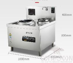 Chinese Cooking Range L1000*W950*H（800+400）mm, 12KW