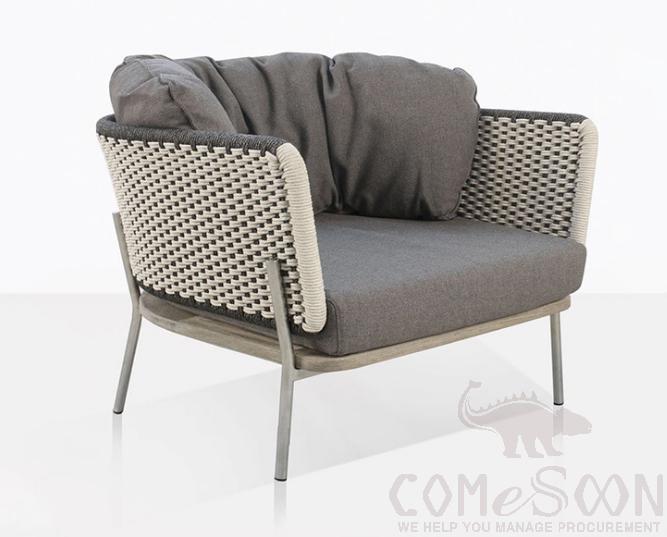 Outdoor single sofa,high-density sponge,76*85*73cm