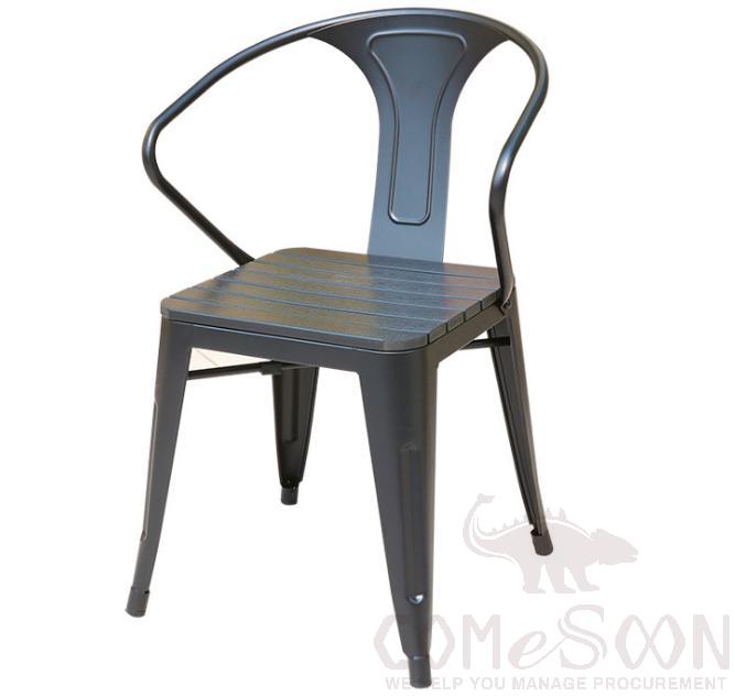 Plastic wood chair