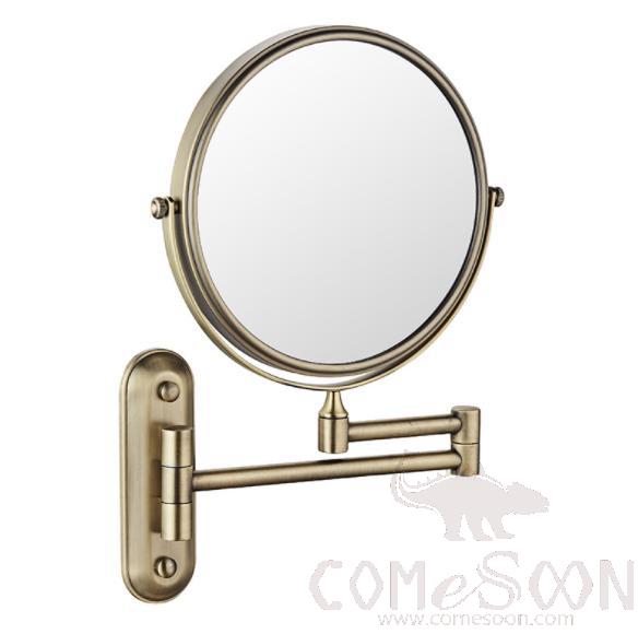 Makeup Mirror-W/O Led / Double-Sided Mirror - Bronze - 6 inch (20cm) Single - Copper + SUS304 + zinc alloy