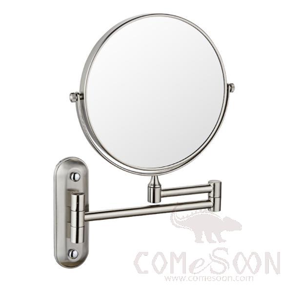 Makeup Mirror-W/O Led / Double-Sided Mirror - Brushed finish - 8 inch (20cm) Single - Copper + SUS304 + zinc alloy