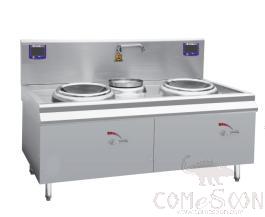 Double-head  Induction Frying Cooker L1800*W1150*H800/1200mm, 8kW*2