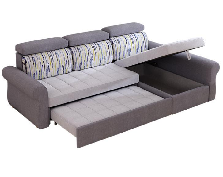 Sofa bed-cotton linen-Sofa:270*165*93cm Bed:240*140cm