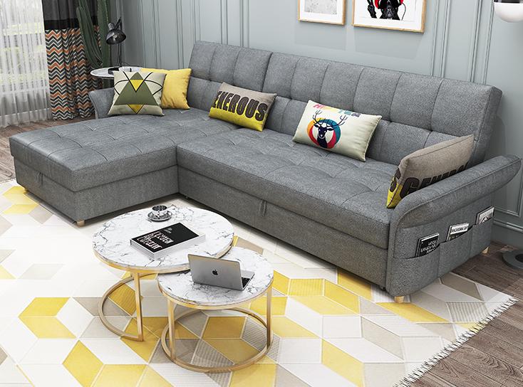 Sofa bed-technical cloth-Sofa:225*150*93cm Bed:195*190cm
