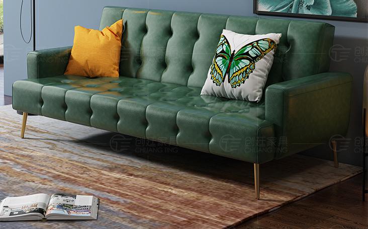 Sofa bed-microfiber leather-Sofa:212*80*84cm Bed:181*108cm