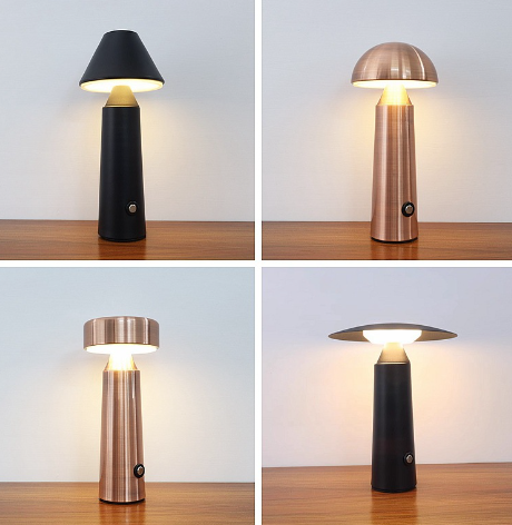 Metal desk lamp - white or warm white/ 100204 , D90*210mm