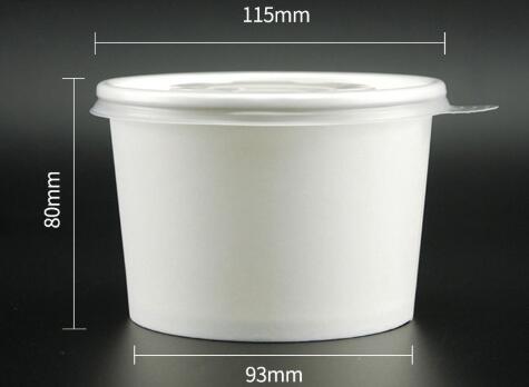 Pulp Disposable Bowl 16Oz，11.5*9.3*8cm
