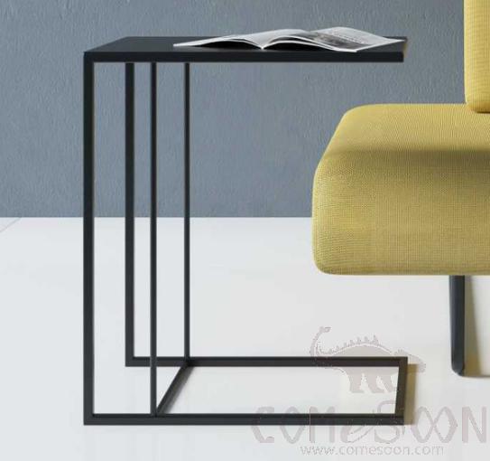 Iron side table-50*30*60cm