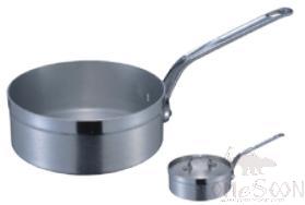 Sauce Pot Low Body Aluminum Saucepan Φ30 Milk Pot Single Handle