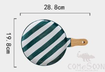 Ceramic Plate Green