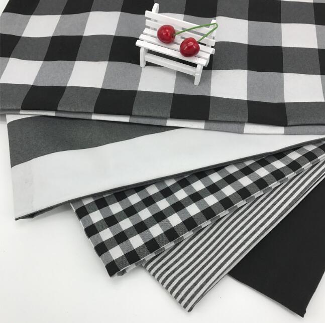 Check Polyester Fabric-W147cm