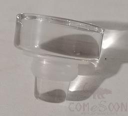 Customized Glass Plug w/ logo