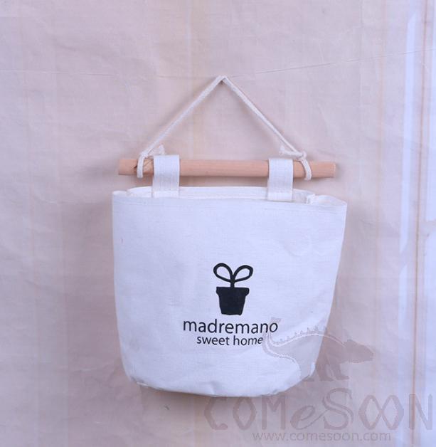 Linen Hanging Storage Bag-L18*H15 CM