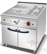 Electric Bain Marie With Cabinet, Dimension:L700*W750*H920mm,     Power Supply:5KW