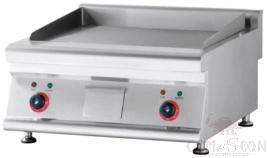 Counter Top Electric Griddle(All Flat), Size: L600*W600*H350mm, Power: 5KW