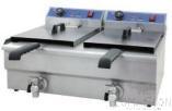 2-Tank 2-Basket Electric Fryer, Dimension:L630*W480*H360mm, Capacity:13+13L