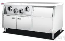 Cup Dispenser With Ice Storge, Size: L1200*W760*H790mm, Power: 0.65KW