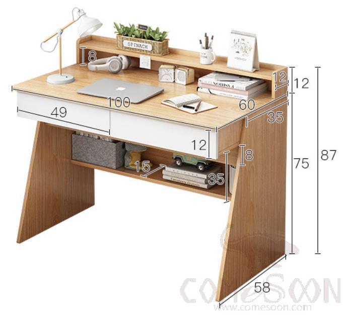 Simple computer desk-100*60*87cm