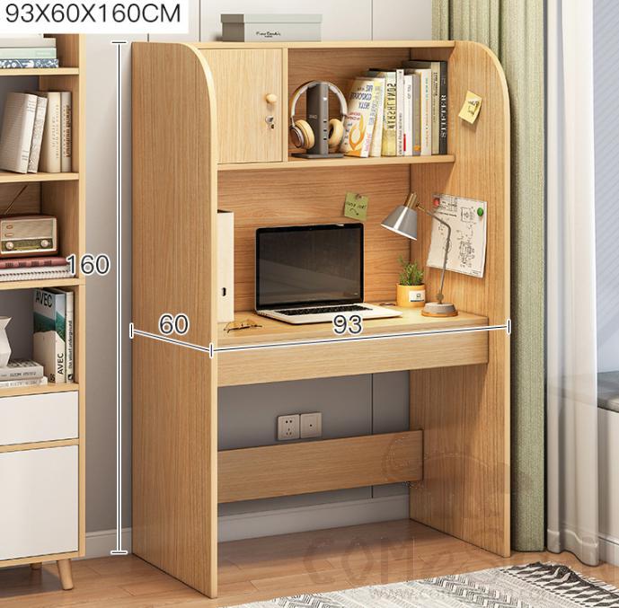 Desk with bookshelf-93*60*160cm