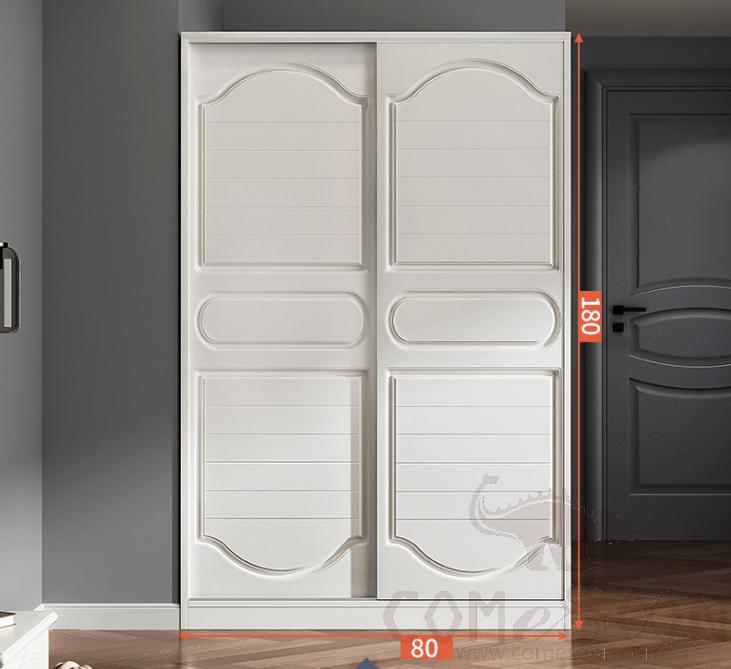 Sliding door wardrobe-80*45*180cm