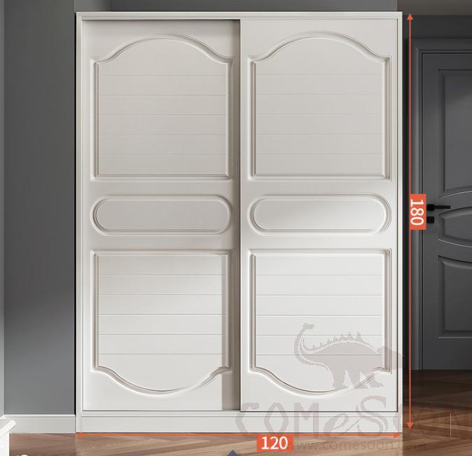 Sliding door wardrobe-120*45*180cm