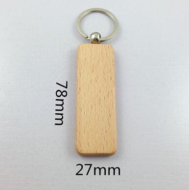 Wooden keychain-78*27mm
