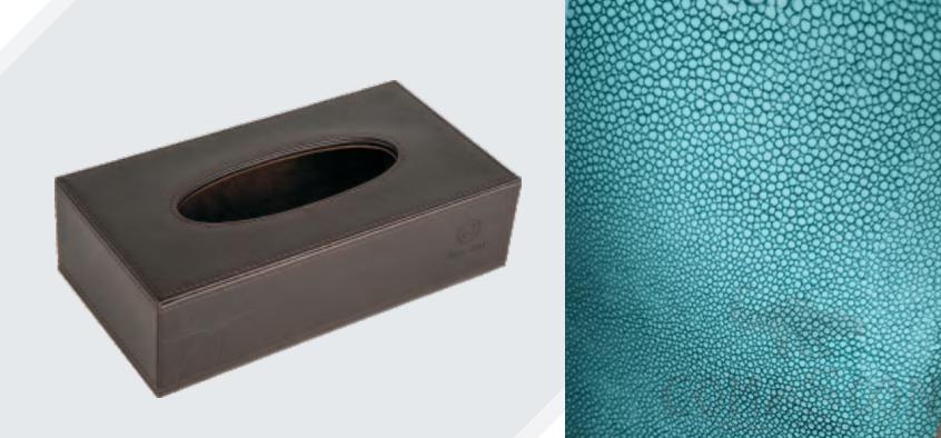 Tissue Box-Blue Retangular