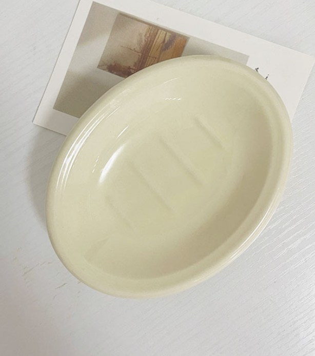 Ceramic Soap Dish-14*11*3cm
