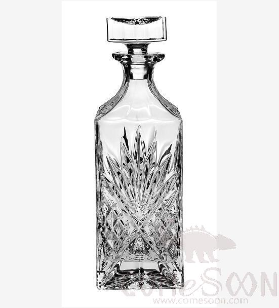 800ML Dublin Square Wine Bottle
